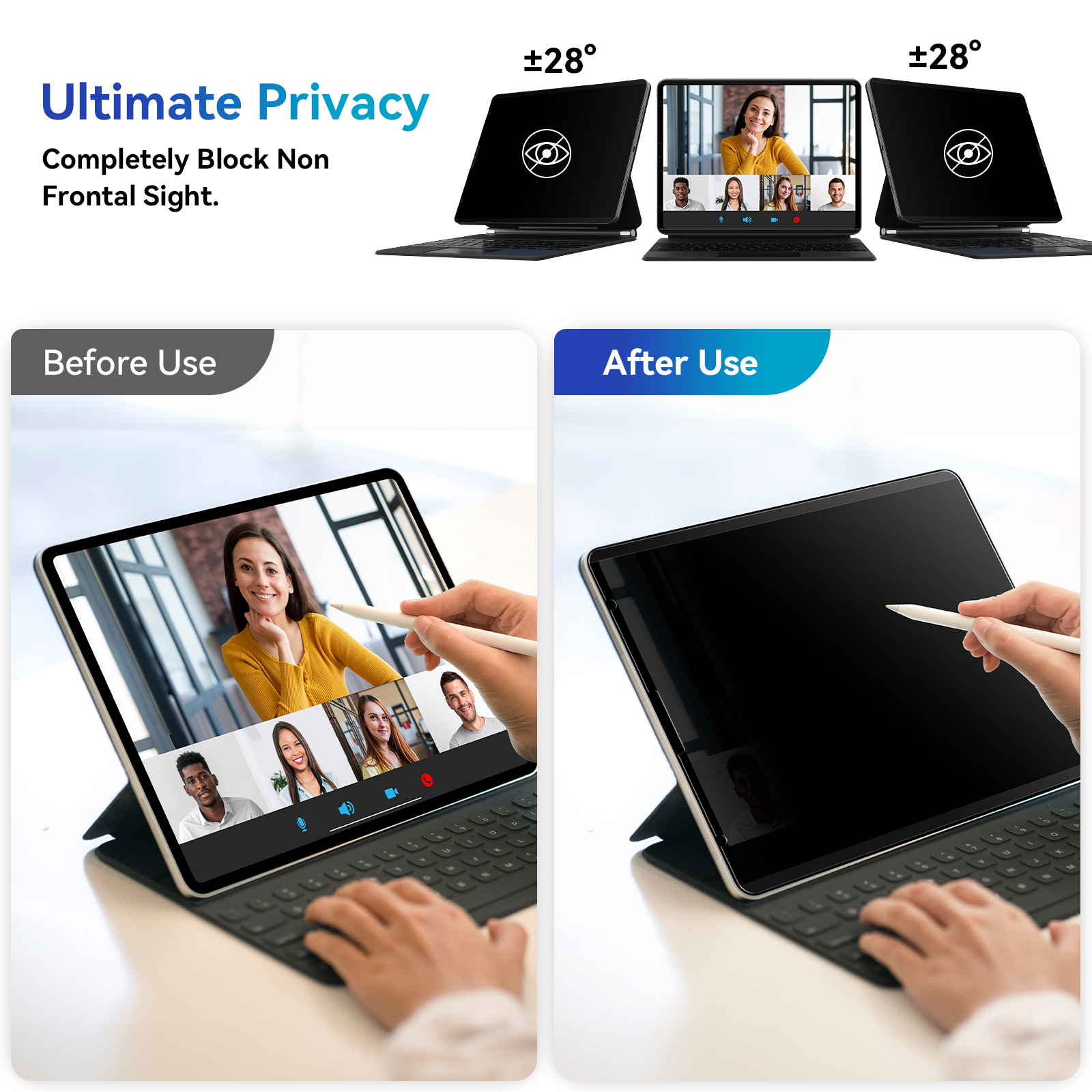Protescreen 1PC Magnetic Priva - Privacy Filter 2Pack avaliação e preço