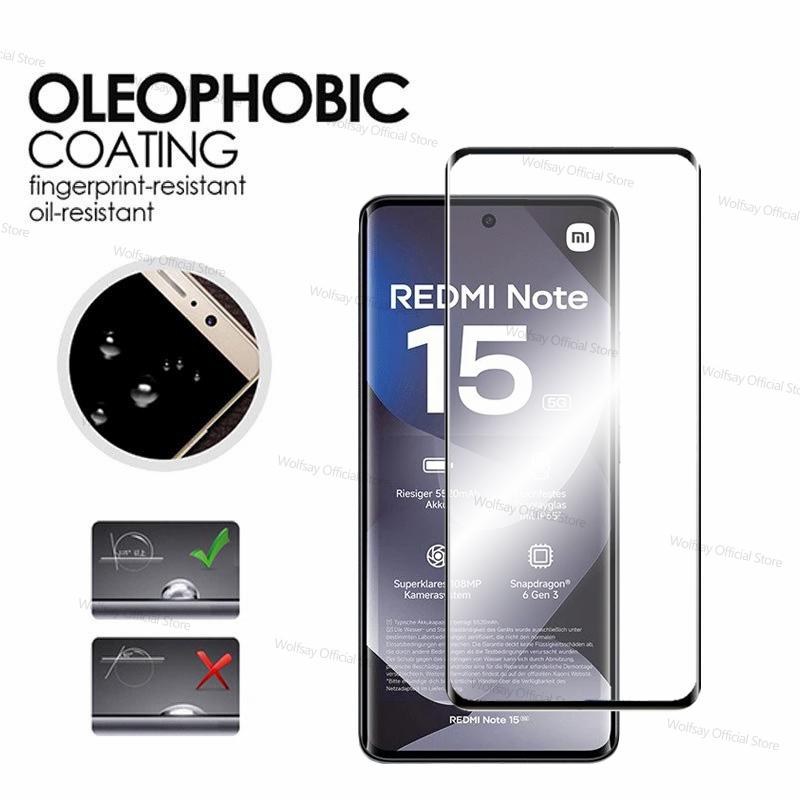 2/4 PCS 3D Curved Edge Glass F - Curved Edge Screen avaliação e preço