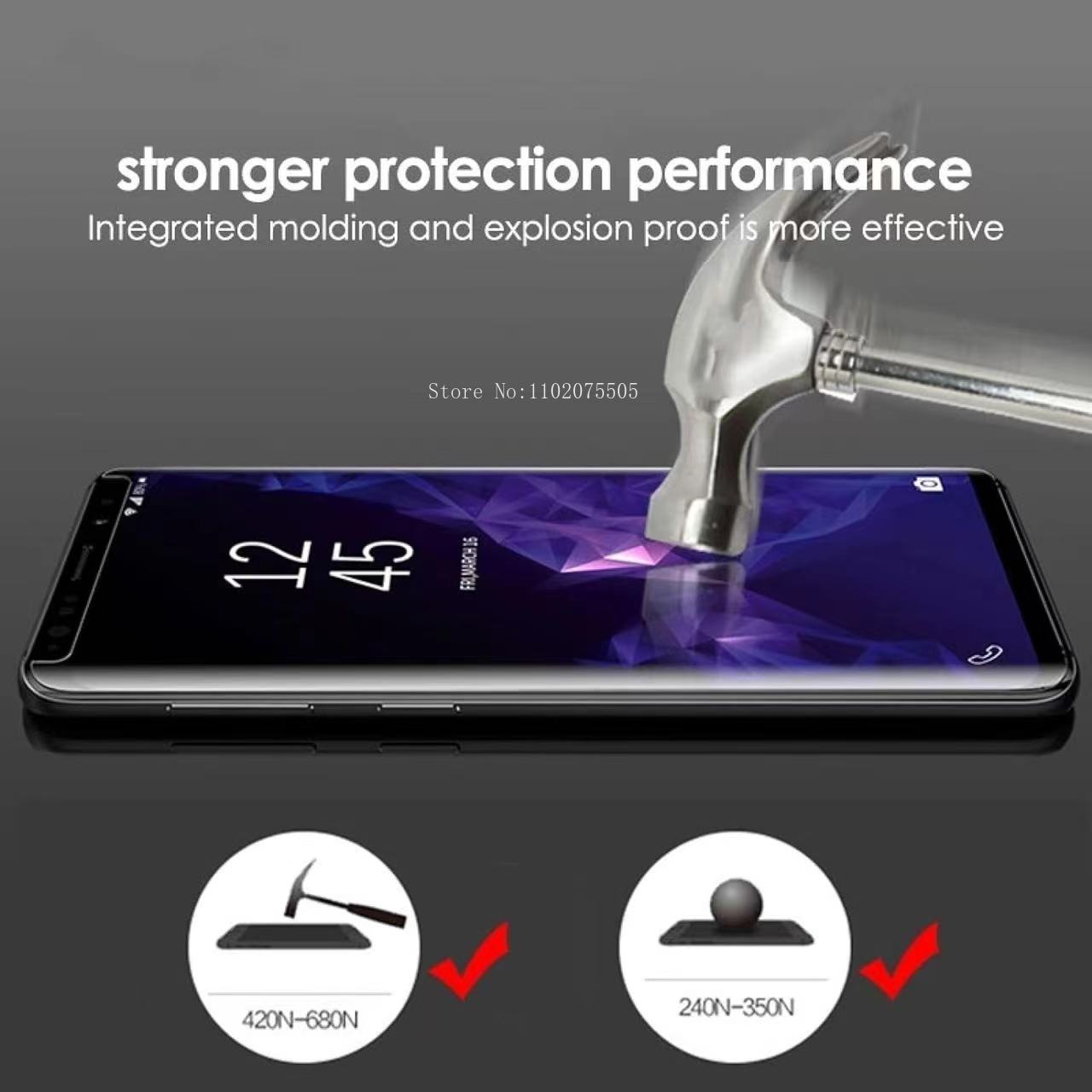 5PCS Curved High Quality Full  - Curved Edge Screen avaliação e preço