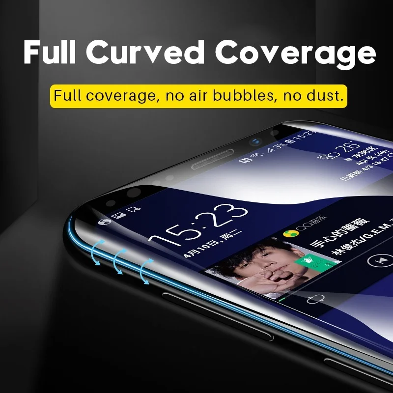 9D Curved Tempered Glass Film  - Curved Edge Screen avaliação e preço