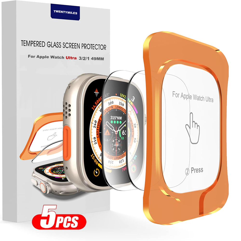 Tempered Glass For Apple Watch - Screen Alignment Tool avaliação e preço